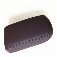 定制皮质汽车扶手箱套手扶箱套中央扶手箱全包四季保护套 深棕色 备注车型