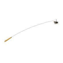 田田猫知了钢丝木柄逗猫棒羽毛逗猫棒可换替换头耐咬逗猫器猫玩具