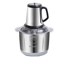 FEDAIR家用电动不锈钢5L绞肉机绞肉馅机多功能料理机碎肉机搅拌机辣椒蒜 5升全不锈钢快慢双档【一套刀】