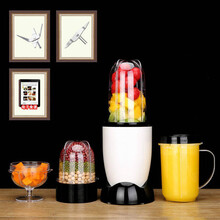 家用干湿两用粉碎机小型多功能中药五谷杂粮打粉超细研磨机磨粉机 升级象牙白【四杯四刀】