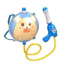 儿童玩具水枪 戏水玩具 抽拉式高压吸水枪玩具成人漂流水枪呲水枪沙滩玩具户外玩具 呆萌小熊 标准配置