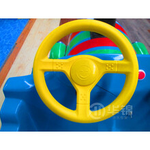 广场碰碰车新款烈焰战车跑步走路设备儿童电动游乐车摆摊生意 烈焰方向盘 不包邮