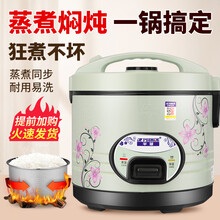 半球（PESKOE） 电饭锅西施电饭煲小容量蒸煮电锅1-2人宿舍用迷你电饭锅电煮锅 4升薄荷绿豪华版（适用3-5人）