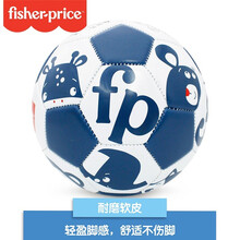 费雪儿童足球皮球婴幼儿男宝宝幼儿园专用踢足球类婴儿玩具1-3岁 蓝色儿童动物足球