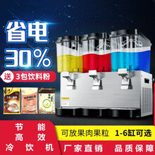 商用自助饮料果汁酸梅汤机冷热小型摆摊制冷冷饮机双缸三缸 单缸（22L冷热双温款）