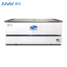 稚乐（ZHI LE)商用展示冷柜岛柜点菜冰柜大容量展示冰柜纯铜管制冷超市商用展示柜冰柜保鲜冰箱雪糕柜 1.6米加深款682升/铜管/数显