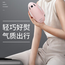 大宇（DAEWOO）挂烫机家用手持挂式电熨斗蒸汽小巧轻便居家旅游出差迷你烫斗可折叠大功率干湿双烫机 2档+五孔出气-雅致粉