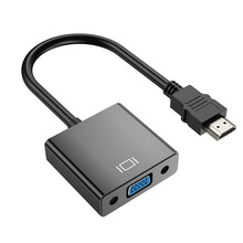 九猫 奇异果tv机顶盒子专用hdmi转vga转化器转换头转接线 电脑主机显示器屏投影仪连电视盒接头 HDMI转VGA【带音频口】带音频线