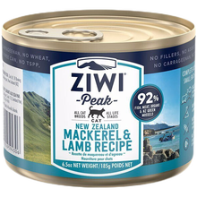Ziwi Peak滋益巅峰猫罐头 新西兰进口主食罐头猫咪湿粮成猫185g 马鲛鱼+羊肉185g