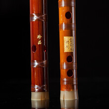 灵声乐器 董雪华笛子竹笛一节考级演奏笛珍品笛竹笛 董雪华老师制作专业横笛学生考级笛 D调一节