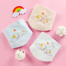 婴儿护脐肚兜夏天婴儿护肚子肚围春夏季宝宝护肚神器新生儿护肚脐带防着凉腹围 单层(棕+蓝+蓝条) 52(约适合0-4个月)