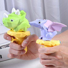 庚亿 儿童水枪恐龙玩具玩水吸水男孩玩具喷水枪 2只装【三角龙水枪+翼龙水枪】