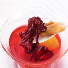 禾维司 陈皮洛神花茶太干二茶水间酸菜鱼同款花茶包独立包装泡水组合玫瑰茄九制陈皮干橙皮零食花果茶 洛神花整朵 150克