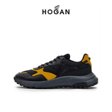 HOGAN男鞋2021春夏新品hyperlight系列运动鞋 黑/黄 43