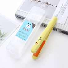 Sunchance学生迷你干湿直卷发器电夹板直板夹直发卷发两用刘海神器小型懒人 尊贵黄+收纳盒(直卷两用) 主机+美发工具6件套