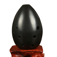 七星埙 八孔梨形黑陶埙 学生初学者埙 入门练习演奏埙 民族乐器埙ONEVAN 【拍立减】小素面F调