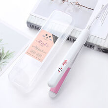 Sunchance学生迷你干湿直卷发器电夹板直板夹直发卷发两用刘海神器小型懒人 清纯白+收纳盒(直卷两用) 主机+2发筒