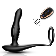男用后庭自慰器前列腺按摩器震动棒秒潮男士扩肛加温遥控电动肛塞开发同志gay成人情趣另类玩具性用品 【
