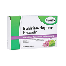 【JD物流】Twardy德齐氏缬草花胶囊 缓解睡眠障碍 助眠安宁神 舒缓镇静缓解紧张不安焦虑等 60粒/盒(12482464) 德国直邮原装进口