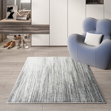 绅士狗 北欧ins轻奢灰色地毯 客厅现代简约时尚装修家用茶几毯 卧室满铺床边毯玄关衣帽间换凳地毯 欧尼顿 直径1米圆