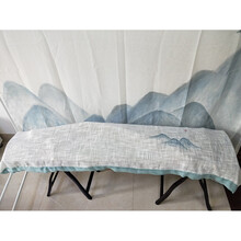 京炫（JINGXUAN)手绘古筝罩防尘罩中国风大小古筝罩定做120 125 130 135 163原 163-165通用高端汉式远山