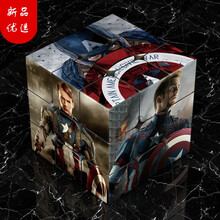费雪（Fisher-Price)同款2021上新奥特曼创意三阶魔方玩具卡通动漫儿童礼物图片定制 美国队长-大孔