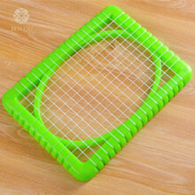 塑料座垫散热坐垫透气网垫服装厂木框板凳坐垫员工夏天坐垫 绿色