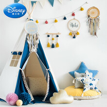 迪士尼（Disney） 儿童小帐篷游戏屋北欧室内男孩宝宝玩具屋印第安女孩家用公主房子六一生日礼物 加大款夜梦(不含垫子) 送星灯+云朵+抱枕