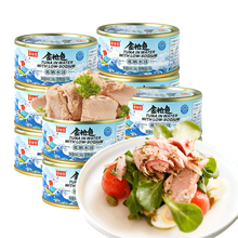 鱼家香 水浸低脂金枪鱼罐头代餐沙拉即食海鲜鱼肉健身吞拿鱼 低钠160g10罐