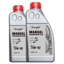 德迩弗原厂MTF汽车全合成变速箱油手动波箱油适合大众菲亚特福特变速器专用油 2L升 大众凌渡手动变速箱油
