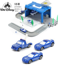 2021新款儿童警察消防玩具车模型货柜合金小汽车停车场男孩1-3-6益智早教2 警察总局(3只) 官方标配