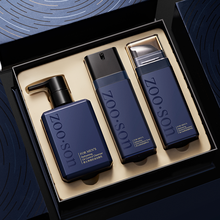 男士护肤套装礼盒 补水保湿控油洗面奶男润爽肤水擦脸乳液学生洗护肤品 三件套【洗面奶+水+乳】