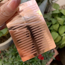 涵贝尔超粘双眼皮贴胶带免剪化妆师专用防水细款宽尖角橄榄形 玫瑰-橄榄 108贴(3张)