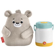 费雪 婴儿灯哄睡新生儿玩具宝宝夜灯带音乐哄睡神器宝宝安抚玩偶-小熊星空投影安抚仪GRR00