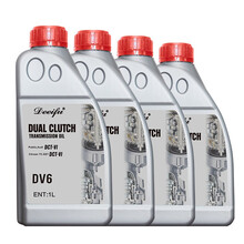 德迩弗原厂6速汽车全合成湿式双离合自动变速箱油DV6波箱油适用奥迪沃尔沃斯柯达福特大众变速器专用油 4L升 众泰T700双离合变速箱油