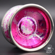 高端竞技专用 悠悠球MAGICYOYO Z01-focus焦点金属溜溜球鬼手 银环樱花彩(送价值50元配件包)