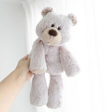 柔软小羊公仔毛绒玩偶象鸭鸭幼儿陪睡儿童玩具安抚陪娃娃北欧ins 奶咖渐变小熊公仔 进口毛料 手拿公仔现货