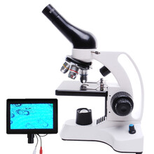 山力畜牧（SHANLIXUMU） 640倍1600倍学生生物光学显微镜 精子猪精显微镜 兽用显微镜 640倍数码显微镜+5寸显示屏