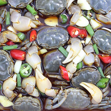 盐城醉蟹 即食罐装生腌500g盐城特产麻辣熟醉蟹香辣鲜活小醉毛蟹