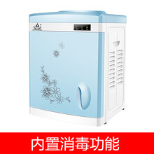 家用饮水机台式小型可制冷制热迷你型冷热两用宿舍桌面即热式饮水 蓝色带门内部消毒款 温热