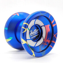 广角快门 Shutter Wide Angle  YYF悠悠球竞技1A溜溜球 儿童YOYO玩具礼物 蓝色彩虹爆花