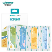 稳健（Winner）创可贴儿童创口贴卡通图案医用无菌透气四季图案（二类医疗器械） 12片/袋