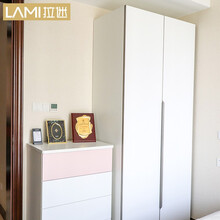 拉迷全屋定制装修实拍童房榻榻米衣柜阳台柜斗柜书房书桌书架组合柜定做衣帽间衣橱梳妆中岛台 订金