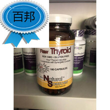 美国邮Raw Thyroid Glandular 自然源甲状腺复合素 180粒