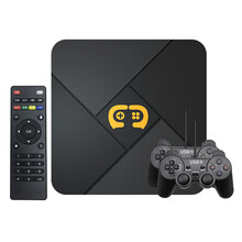 酷孩高清电视游戏机wifi双系统3D大型格斗游戏机安卓tv网络电视盒HDMI高清输出电视盒游戏机双用 RS-79WIFI版双系统游戏机双有线32G