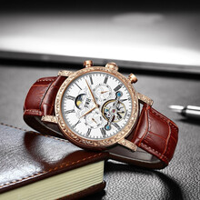 00对比关注皇士旗舰店15条评价皇士fwh 男士机械手表 金鸾系列皇士fwh