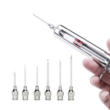 耐尔尼金皇冠兽用注射针头不锈钢加厚针头注射器优质不锈钢针头注射器针1000支 14*25