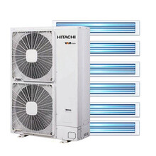 Hitachi/日立 一拖六 家用中央空调变频冷暖多联机 8匹变频一拖六（90-160㎡）