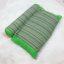 治颈椎的黄豆枕头颈椎枕修复颈椎专用圆柱女男脊椎强直理疗-花睡神 绿色 黄豆组合方枕