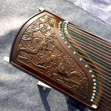 扬州古筝 金丝楠木九龙款收藏级古筝10级古筝 演奏级古筝 九龙款全配